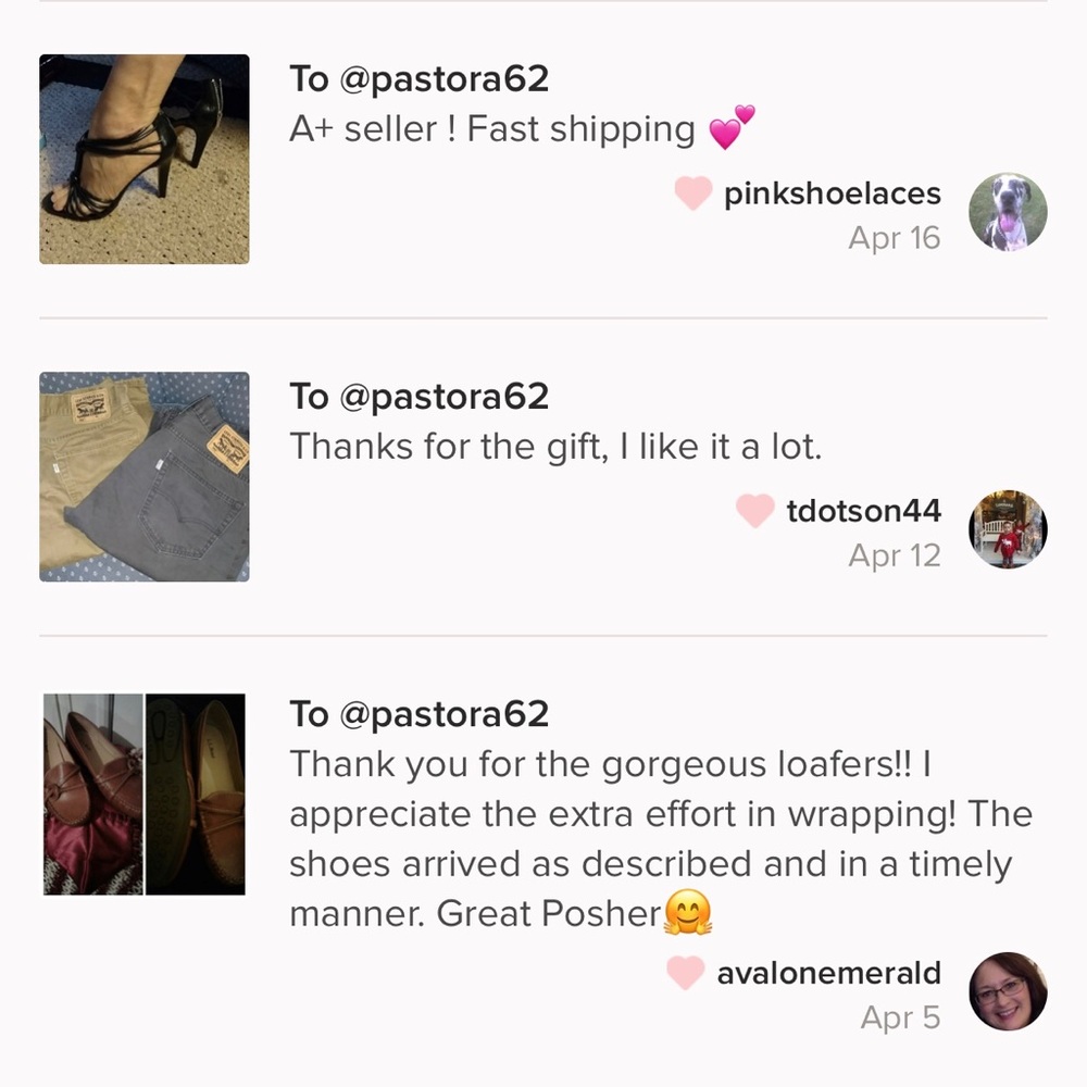 💌LOVE NOTES💌from Satisfied Buyers